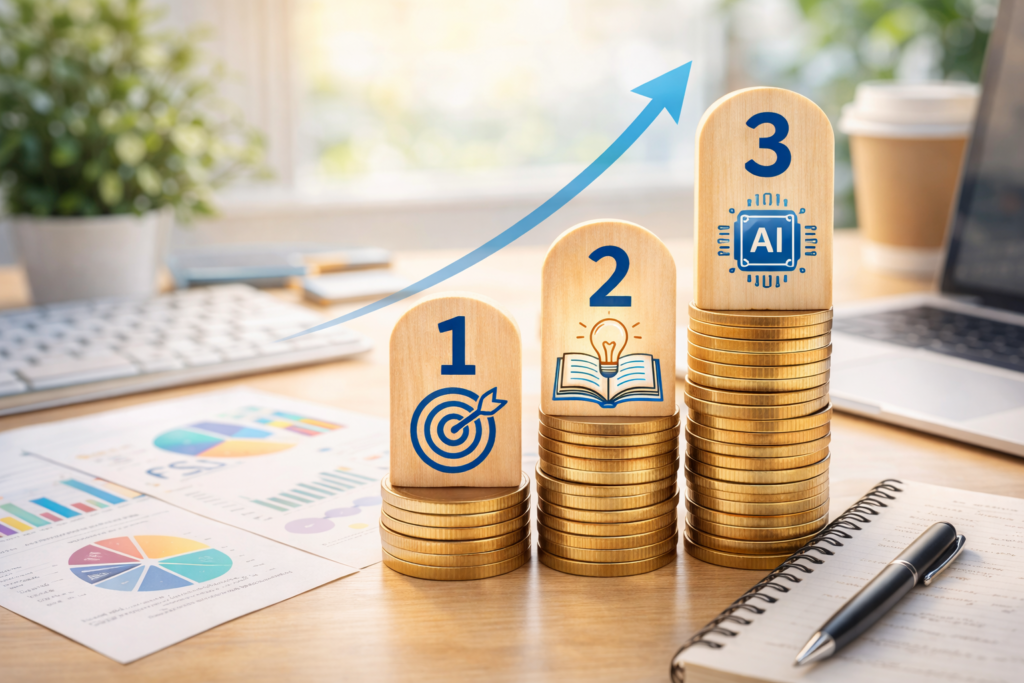 AI副業を始めるための具体的な3ステップ